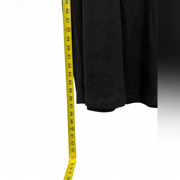 Universal Thread black ribbed knit maxi dress-NEW - Picture 3 of 5